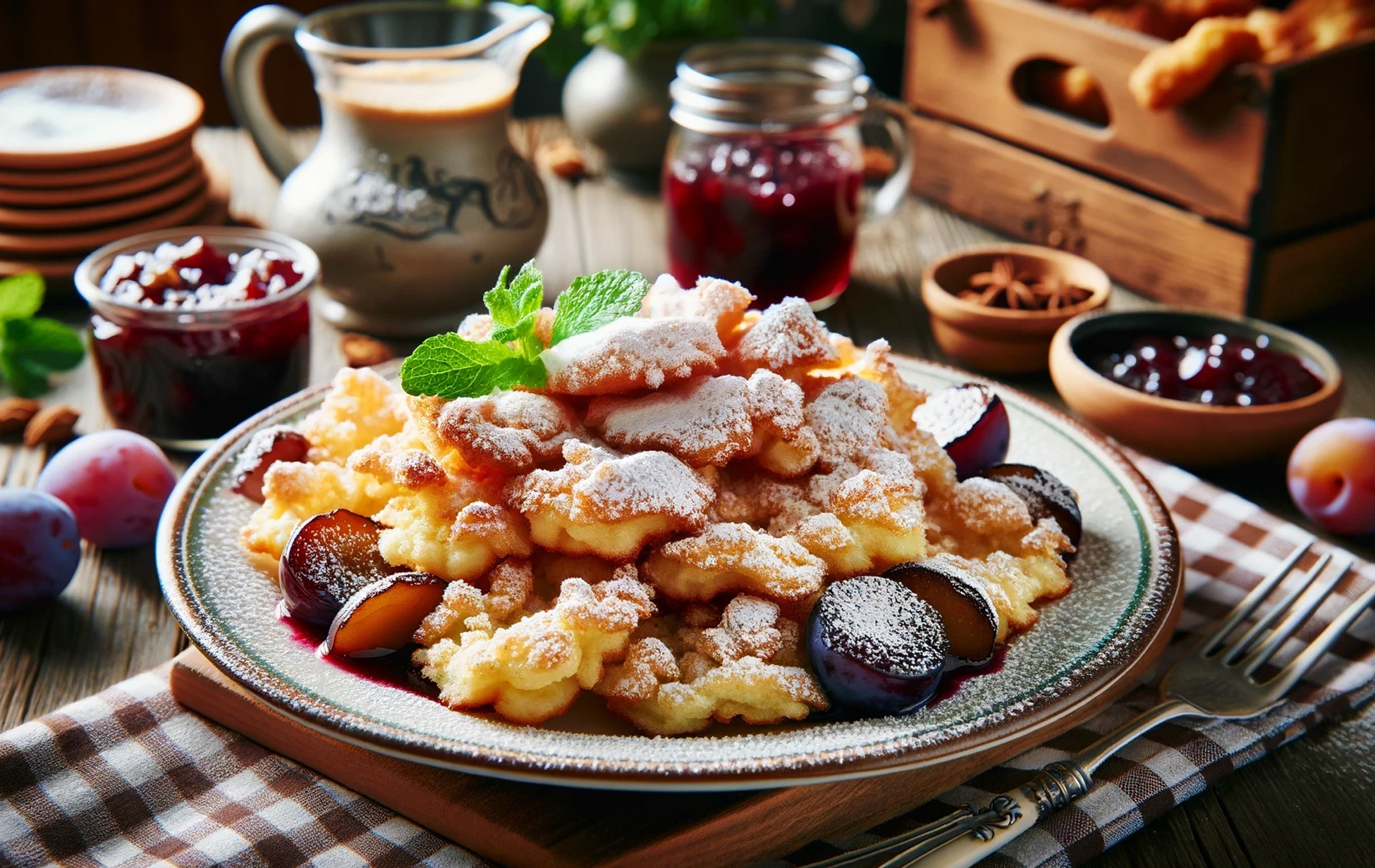 Bestes Kaiserschmarren Rezept vom Appartement + Ferienwohnung Fiss